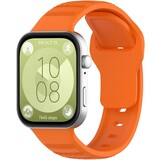 Strap-it® Huawei Watch Fit 3 outdoor siliconen bandje (oranje)