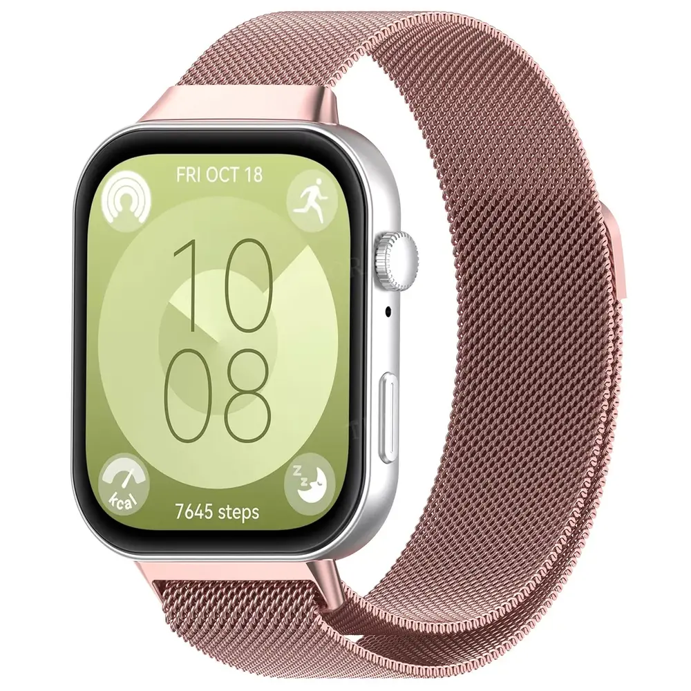 Huawei Watch Fit 3 Milanese band roze