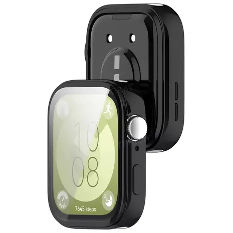 Strap-it® Strap-it Huawei Watch Fit 3 TPU case (zwart)