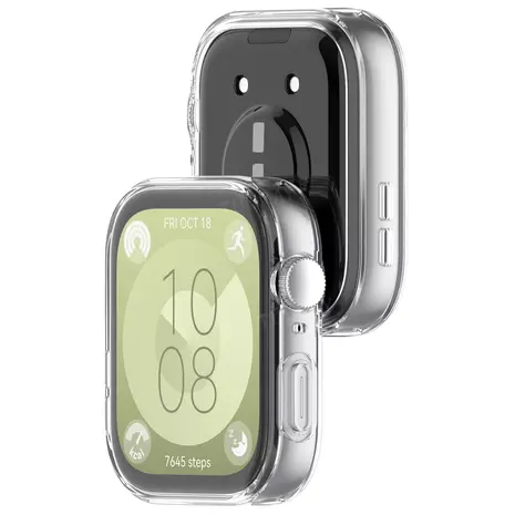 Strap-it® Strap-it Huawei Watch Fit 3 TPU case (transparant)