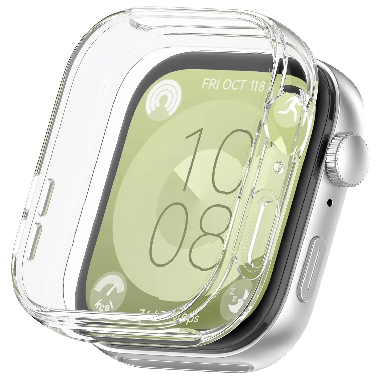 Strap it Strap it Huawei Watch Fit 3 TPU case transparant