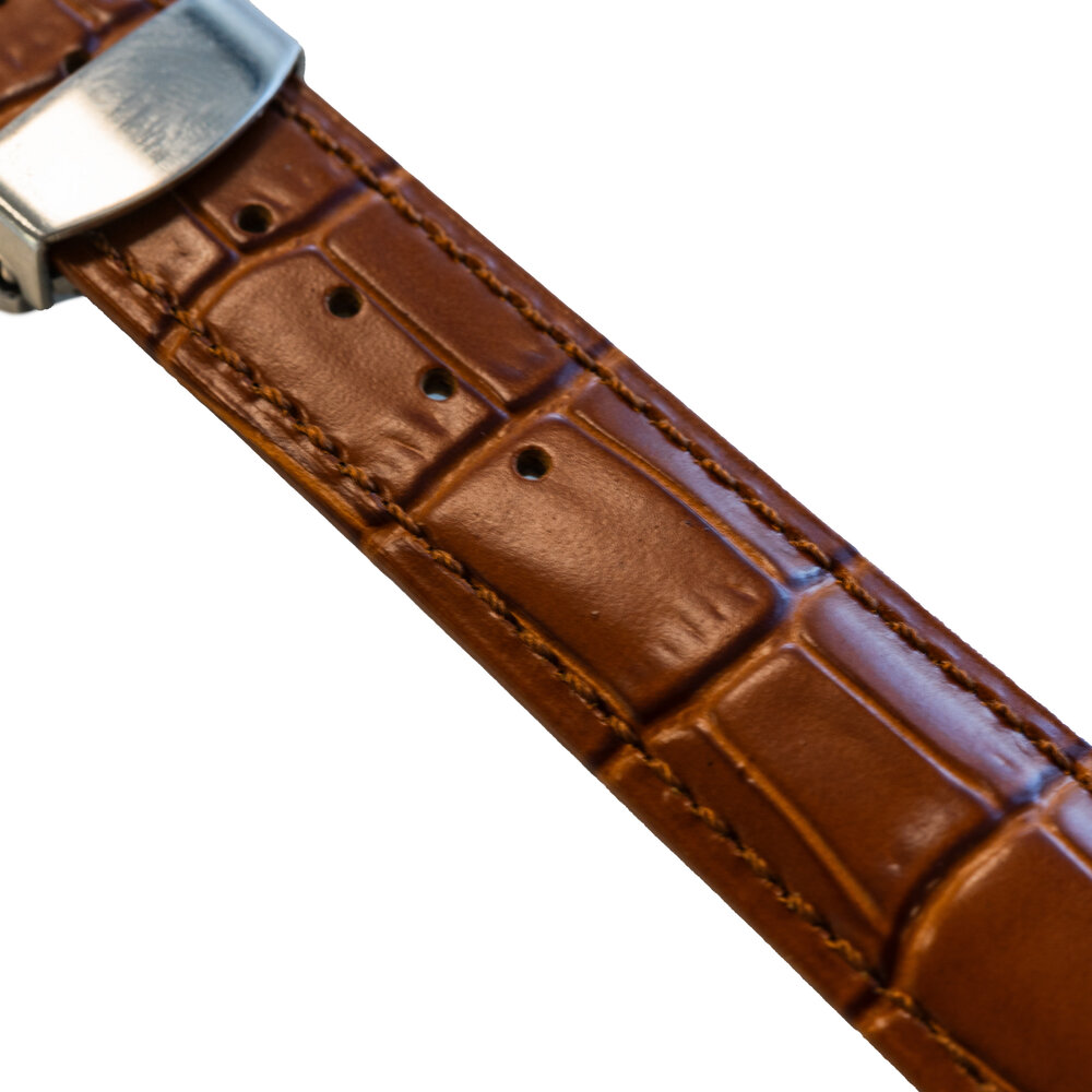 Strap-it® Strap-it Xiaomi Mi Watch luxe leren band (bruin)