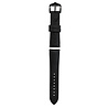 Strap-it® Strap-it Samsung Gear S3 siliconen / leren bandje (zwart) Strap-it® Strap-it Samsung Gear S3 siliconen / leren bandje (zwart)