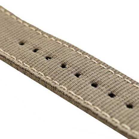 Strap-it® Strap-it Xiaomi Amazfit GTS nylon gesp band (khaki)