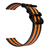 Strap-it® Strap-it Xiaomi Watch S1 nylon gesp band (zwart/oranje) Strap-it® Strap-it Xiaomi Watch S1 nylon gesp band (zwart/oranje)