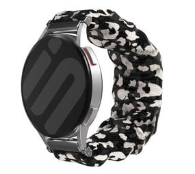Strap-it® Samsung Galaxy Watch Active Scrunchie bandje (gevlekt)