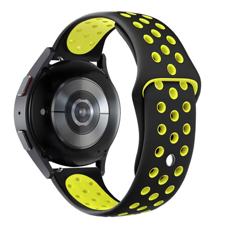 Suunto 9 Peak sport band Deluxe zwart geel Smartwatchbanden