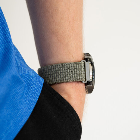 Strap-it® Strap-it Fossil Gen 5 nylon bandje (grijs-groen)