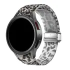 Strap-it® Strap-it Luminous Leopard Samsung Galaxy Watch 5 Pro magnetisch bandje