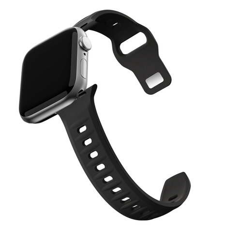 Bandz Bandz Apple Watch siliconen band 'Outdoor' (zwart)