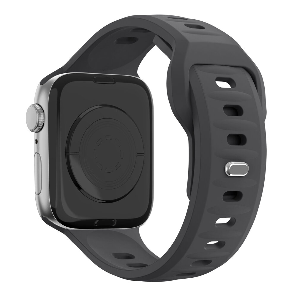 Bandz Bandz Apple Watch siliconen band 'Outdoor' (donkergrijs)