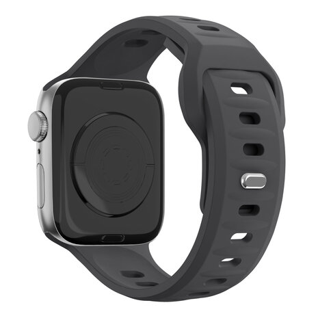 Bandz Bandz Apple Watch siliconen band 'Outdoor' (donkergrijs)
