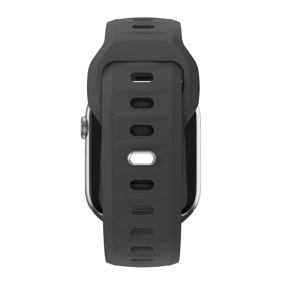 Bandz Bandz Apple Watch siliconen band 'Outdoor' (donkergrijs)