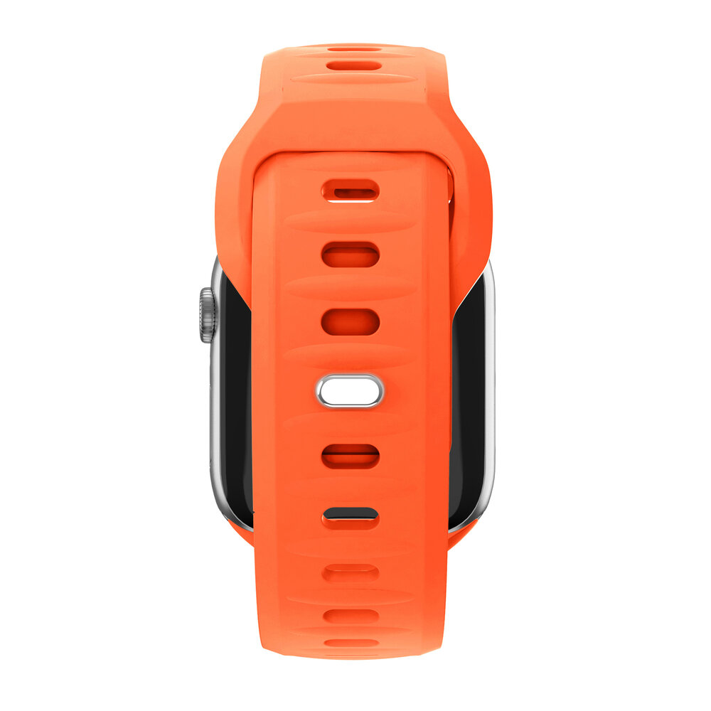 Bandz Bandz Apple Watch siliconen band 'Outdoor' (oranje)