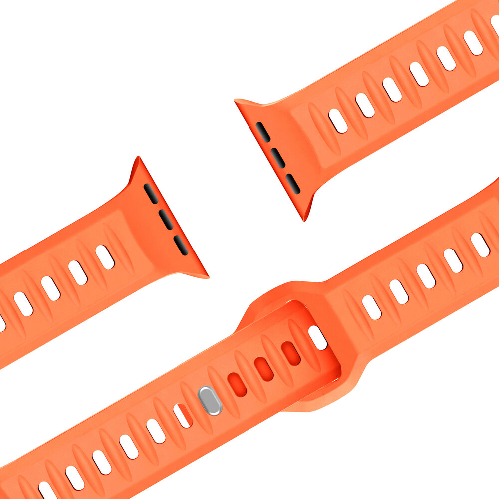 Bandz Bandz Apple Watch siliconen band 'Outdoor' (oranje)