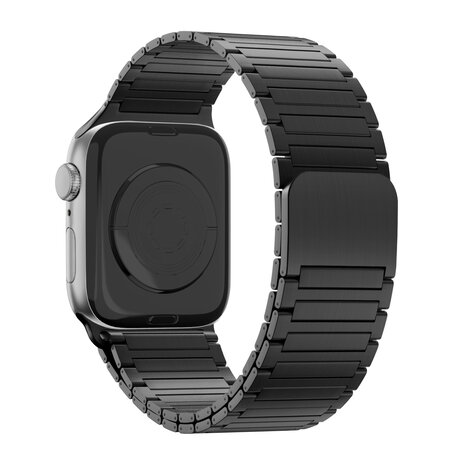 Bandz Bandz Apple Watch magnetische stalen band 'Deluxe' (zwart)