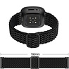 Strap-it® Strap-it Fitbit Sense geweven bandje (zwart) Strap-it® Strap-it Fitbit Sense geweven bandje (zwart)