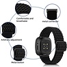 Strap-it® Strap-it Fitbit Sense geweven bandje (zwart) Strap-it® Strap-it Fitbit Sense geweven bandje (zwart)