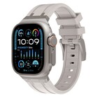 Strap-it® Strap-it Apple Watch luxe liquid silicone band (sterrenlicht met titanium)