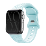xoxo Wildhearts xoxo Wildhearts Apple Watch siliconen bandje Leopard Print (lichtgroen)
