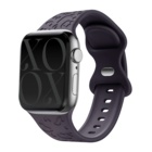 xoxo Wildhearts xoxo Wildhearts Apple Watch siliconen bandje Leopard Print (dark cherry)