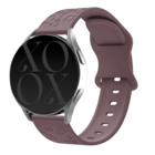 xoxo Wildhearts xoxo Wildhearts Samsung Galaxy Watch 42mm siliconen bandje Leopard Print (berry paars)