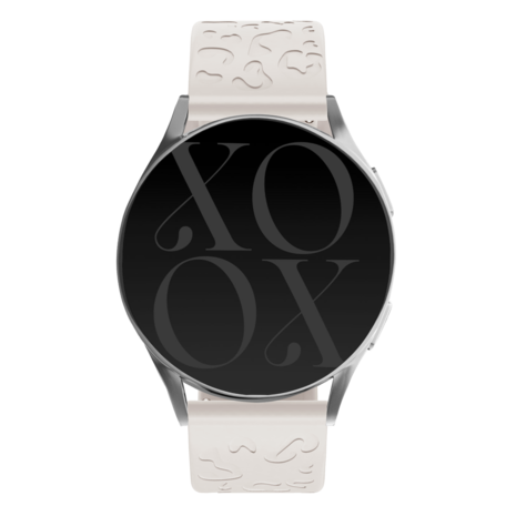 xoxo Wildhearts xoxo Wildhearts Xiaomi Amazfit Bip siliconen bandje Leopard Print (sterrenlicht)