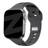 Bandz Bandz Apple Watch siliconen band 'Outdoor' (donkergrijs)