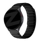 Bandz Bandz Samsung Galaxy Watch 6 44mm magnetisch geweven bandje (zwart)