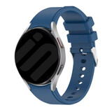 Strap-it® Samsung Galaxy Watch 7 - 40mm siliconen band perfect fit (donkerblauw)