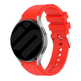 Strap-it® Samsung Galaxy Watch 7 - 40mm siliconen band perfect fit (knalrood)