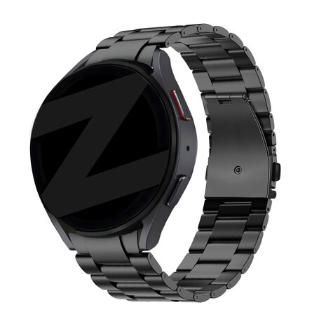 Bandz Bandz Samsung Galaxy Watch 7 - 40mm titanium schakel band (zwart)