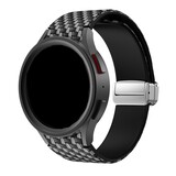 Strap-it® Carbon Fiber Samsung Galaxy Watch 7 - 44mm magnetisch bandje Strap-it® Carbon Fiber Samsung Galaxy Watch 7 - 44mm magnetisch bandje