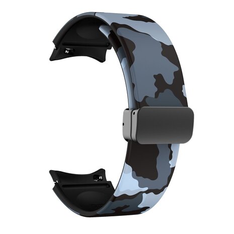 Strap-it® Strap-it Grey Camo Samsung Galaxy Watch 7 - 44mm magnetisch bandje Strap-it® Strap-it Grey Camo Samsung Galaxy Watch 7 - 44mm magnetisch bandje