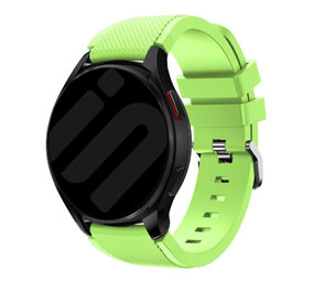 Strap-it® Samsung Galaxy Watch 7 - 44mm siliconen bandje (lichtgroen)