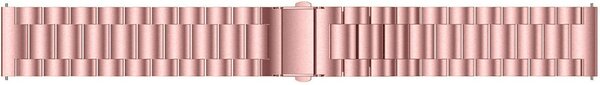 Strap-it® Strap-it Samsung Galaxy Watch 7 - 44mm stalen band (roze)