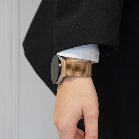 Bandz Bandz Samsung Galaxy Watch 7 - 44mm Milanese loop band (champagne)