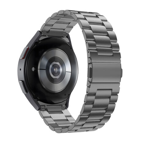 Bandz Bandz Samsung Galaxy Watch 7 - 44mm titanium schakel band (grafiet)
