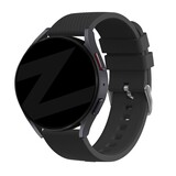 Bandz Bandz Samsung Galaxy Watch 7 44mm siliconen band 'Deluxe' (zwart)