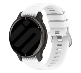 Strap-it® Coros Apex 46mm siliconen bandje (wit)