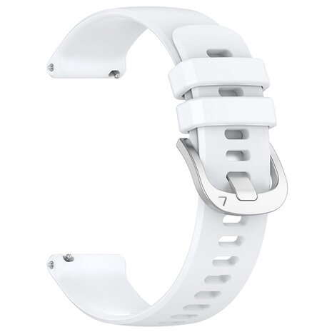 Strap-it® Strap-it Coros Apex 42mm siliconen classic bandje (wit)