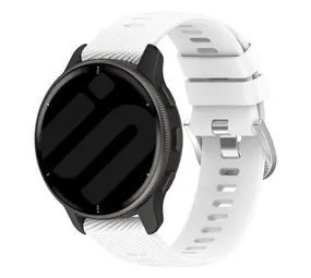 Strap-it® Coros Pace 2 siliconen bandje (wit)