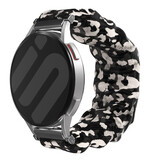 Strap-it® Samsung Galaxy Watch FE Scrunchie bandje (gevlekt)