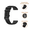 Strap-it® Strap-it Samsung Galaxy Watch FE Luxe Siliconen bandje (zwart) Strap-it® Strap-it Samsung Galaxy Watch FE Luxe Siliconen bandje (zwart)