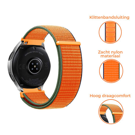 Strap-it® Strap-it Samsung Galaxy Watch FE nylon band (kumquat)