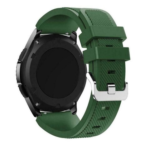 Strap-it® Strap-it Samsung Galaxy Watch FE siliconen bandje (legergroen)