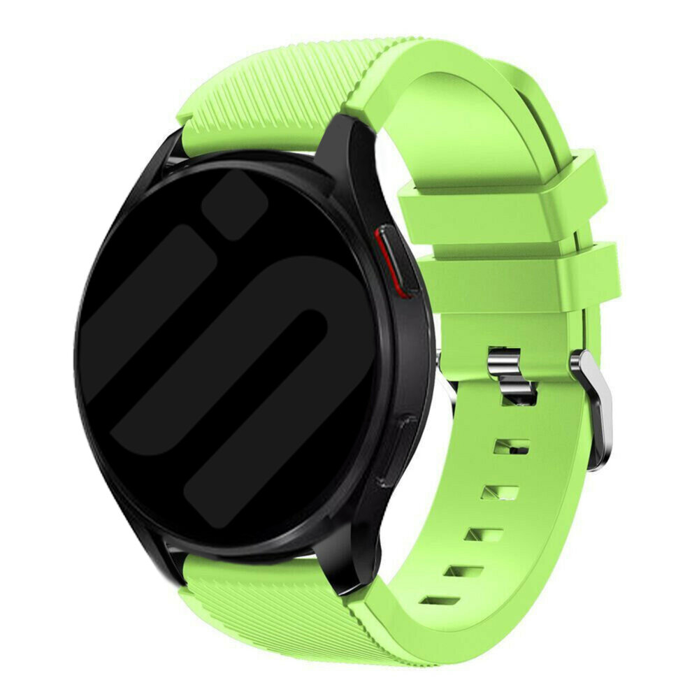 Strap-it® Strap-it Samsung Galaxy Watch FE siliconen bandje (lichtgroen)