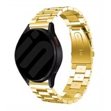 Strap-it® Samsung Galaxy Watch FE stalen band (goud)