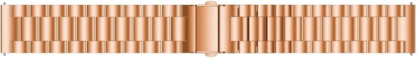 Strap-it® Strap-it Samsung Galaxy Watch FE stalen band (rosé goud)