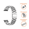 Strap-it® Strap-it Samsung Galaxy Watch FE stalen band (zilver) Strap-it® Strap-it Samsung Galaxy Watch FE stalen band (zilver)